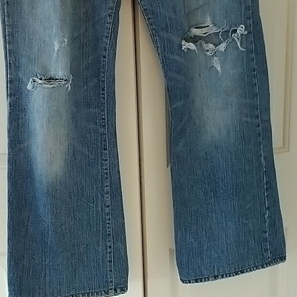 AJ/Armani Distressed Bootcut Jeans sz 32 - Picture 2 of 13